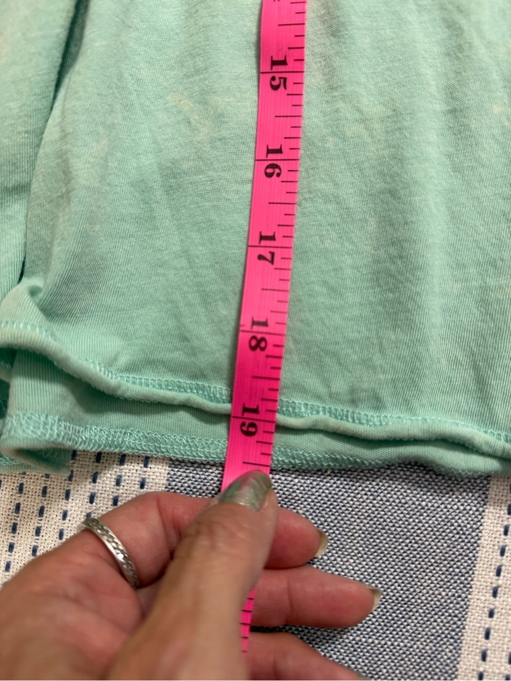 Altar’d State Cropped Tank- Turquoise - Picture 6 of 6